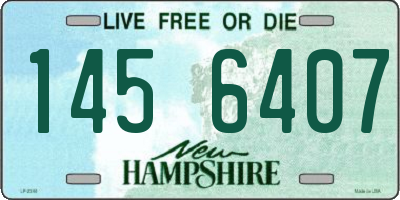 NH license plate 1456407
