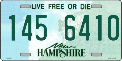 NH license plate 1456410