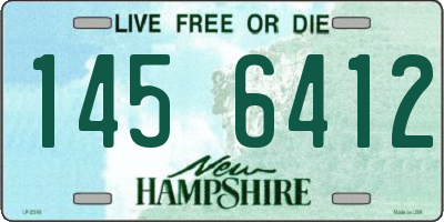 NH license plate 1456412