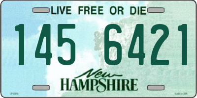 NH license plate 1456421
