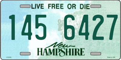 NH license plate 1456427