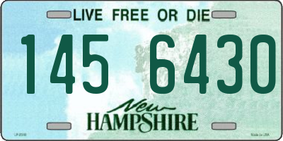 NH license plate 1456430