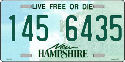 NH license plate 1456435