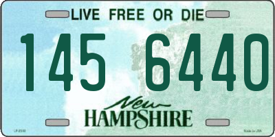 NH license plate 1456440