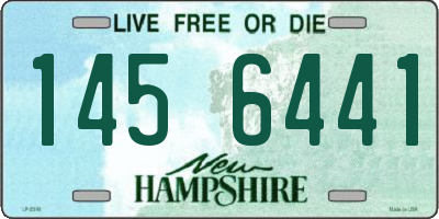 NH license plate 1456441