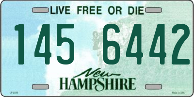 NH license plate 1456442