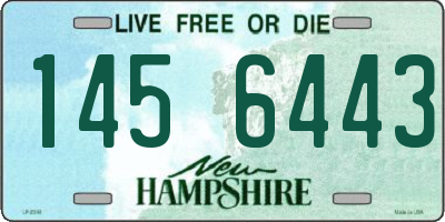 NH license plate 1456443