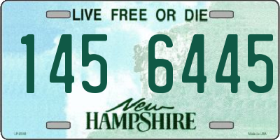 NH license plate 1456445