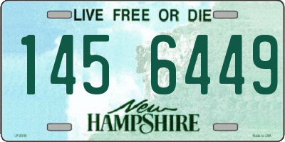 NH license plate 1456449