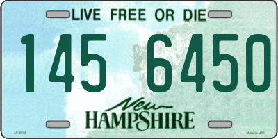 NH license plate 1456450