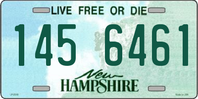 NH license plate 1456461