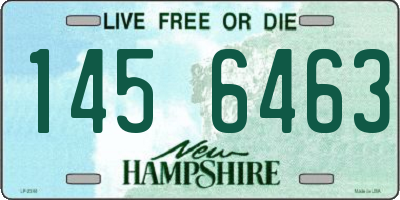 NH license plate 1456463