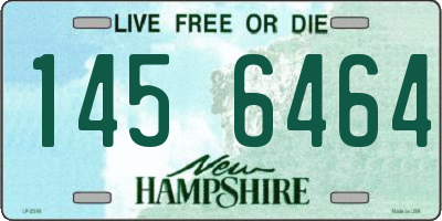 NH license plate 1456464
