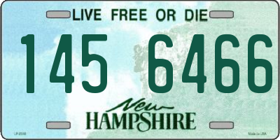 NH license plate 1456466