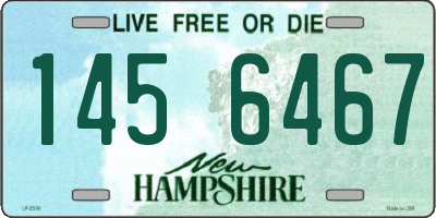 NH license plate 1456467