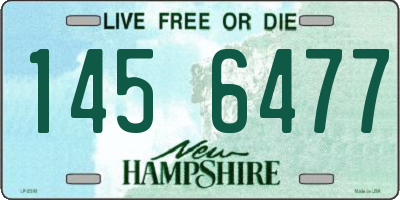 NH license plate 1456477