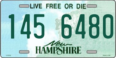 NH license plate 1456480
