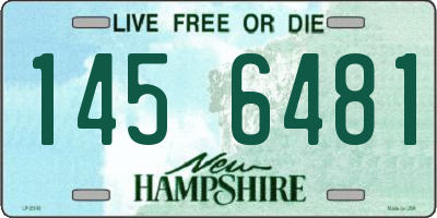 NH license plate 1456481