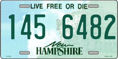 NH license plate 1456482