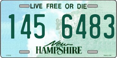NH license plate 1456483