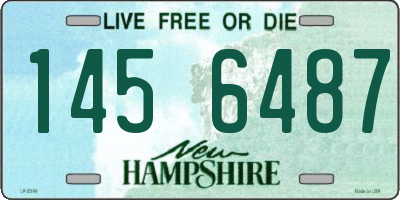 NH license plate 1456487