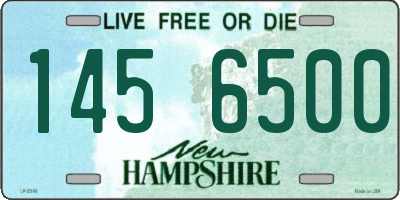 NH license plate 1456500