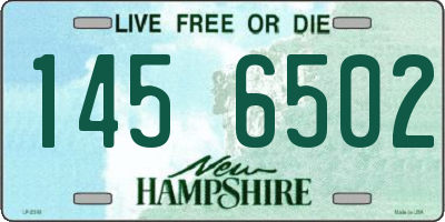 NH license plate 1456502