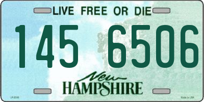 NH license plate 1456506