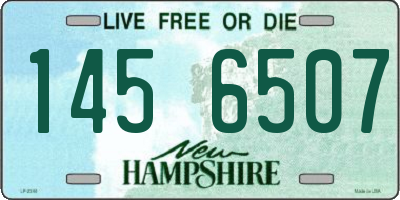 NH license plate 1456507