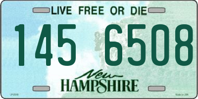 NH license plate 1456508