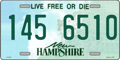 NH license plate 1456510