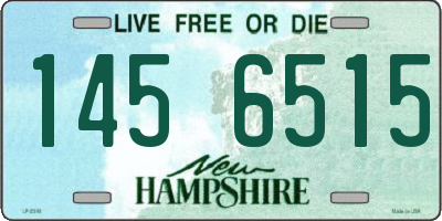 NH license plate 1456515