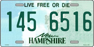 NH license plate 1456516