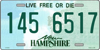NH license plate 1456517