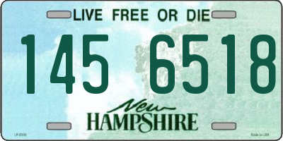 NH license plate 1456518