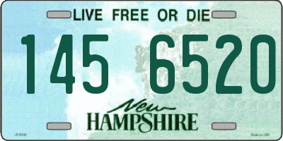 NH license plate 1456520