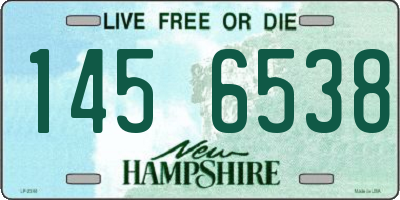 NH license plate 1456538