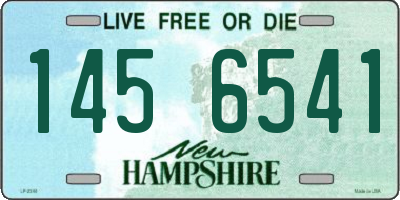 NH license plate 1456541