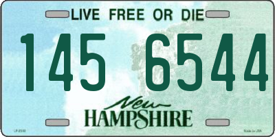 NH license plate 1456544
