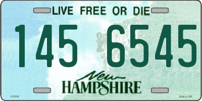 NH license plate 1456545