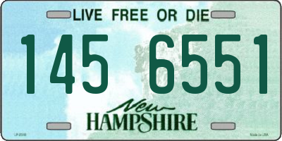 NH license plate 1456551