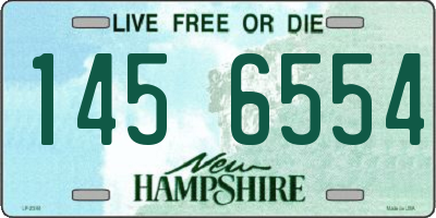 NH license plate 1456554