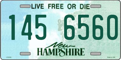 NH license plate 1456560