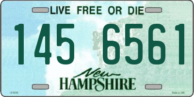 NH license plate 1456561