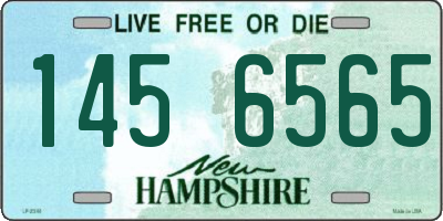 NH license plate 1456565