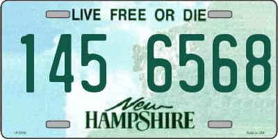 NH license plate 1456568