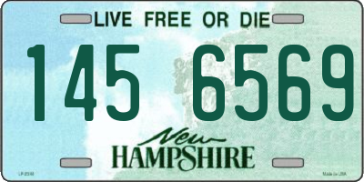 NH license plate 1456569