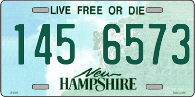 NH license plate 1456573