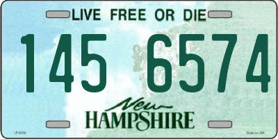 NH license plate 1456574