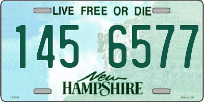 NH license plate 1456577